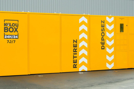 image lockers connectés Indoor client instore solution